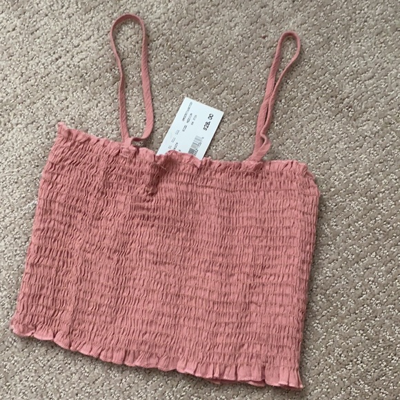NWT Pink Tube Top/ Smock Tank Top - Picture 4 of 4